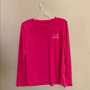 Hot Pink Dri-Fit Vineyard Vines Long-sleeve